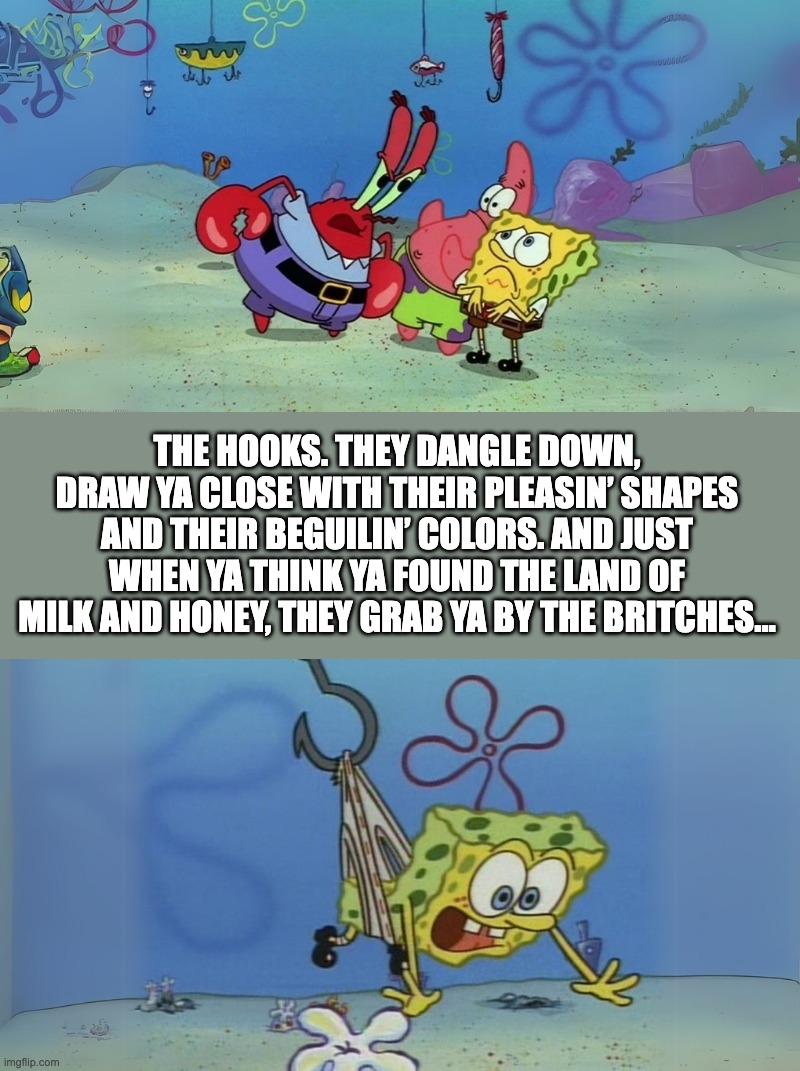 SpongeBob hooks meme