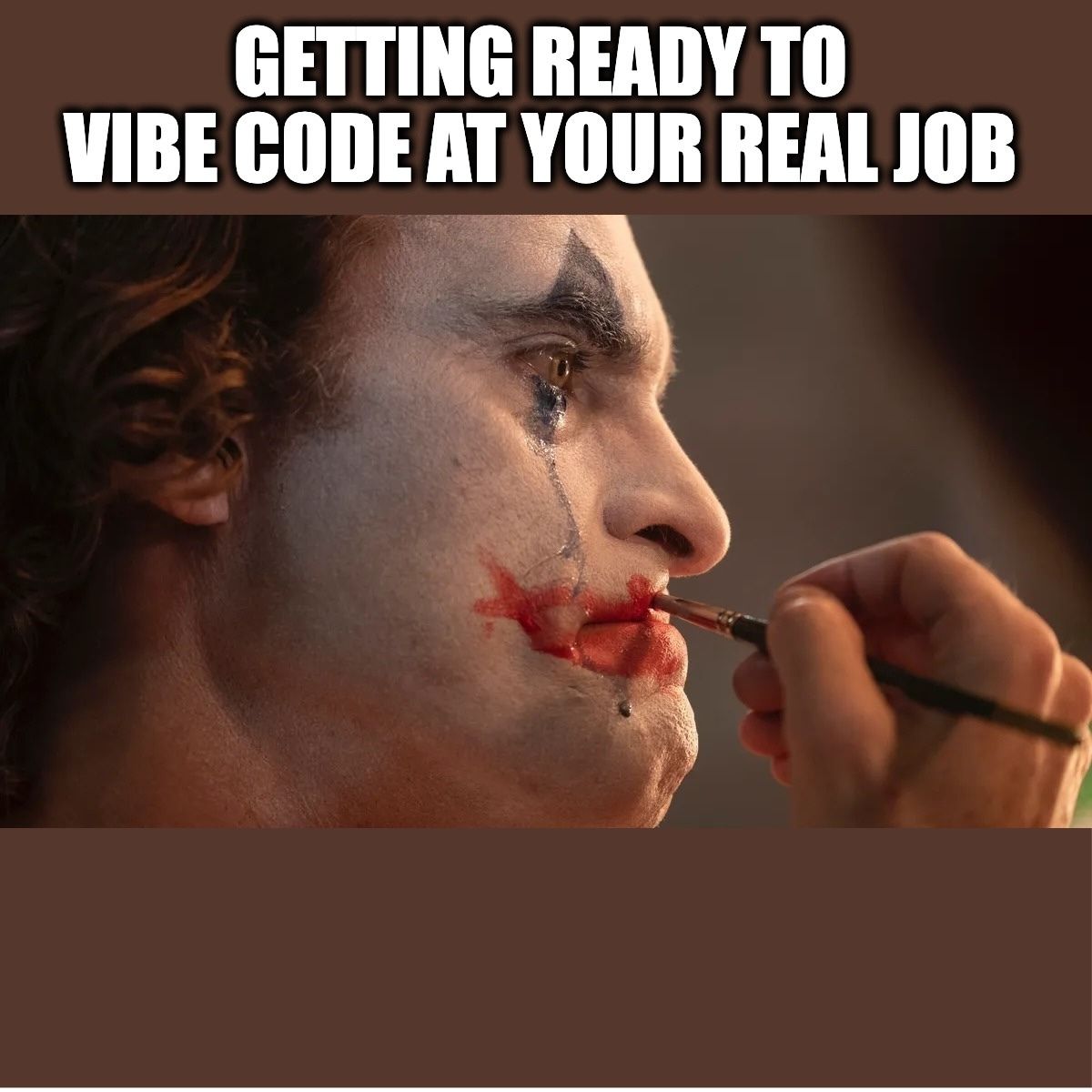 Vibe code Joker meme