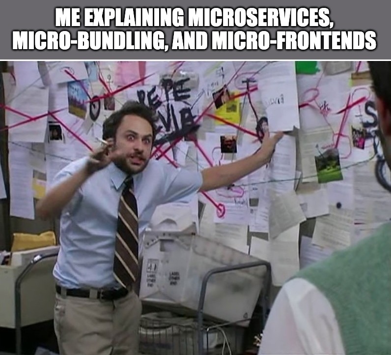 Always Sunny microservices meme