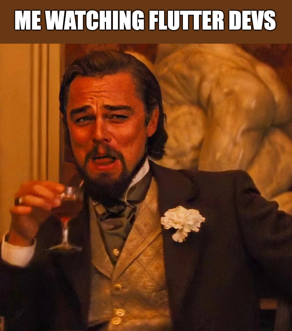 Leo Flutter meme