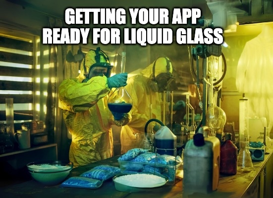 Breaking Bad liquid glass meme