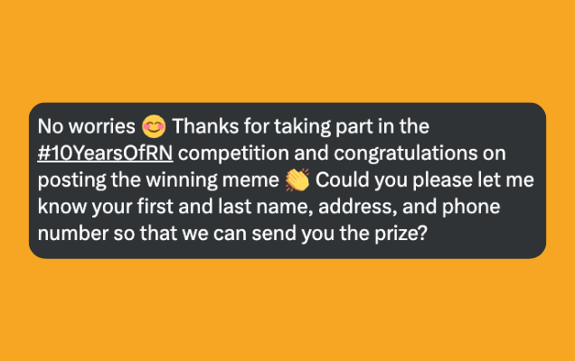 Meme competition winner