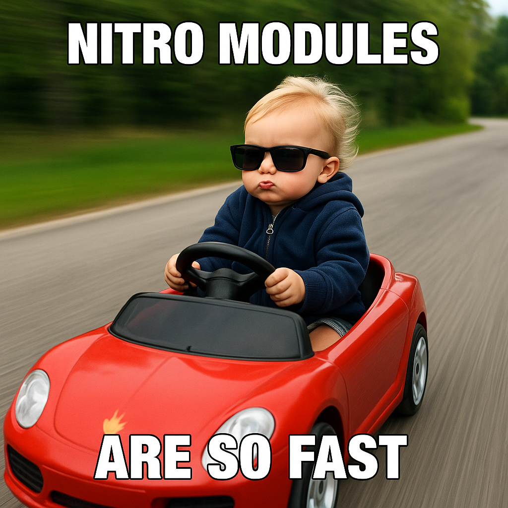 Nitro modules fast meme