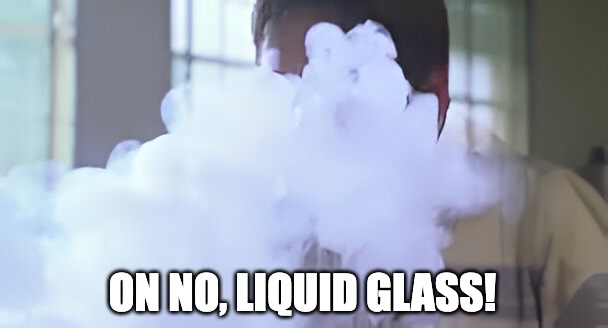 Oh no liquid glass meme