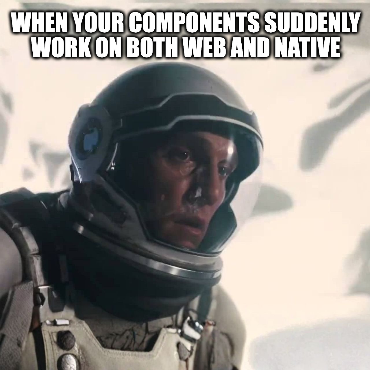 Interstellar web native meme