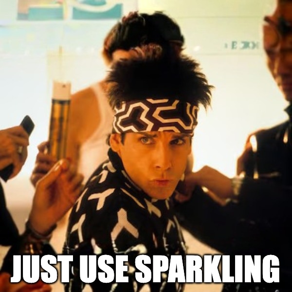 Just use Sparkling meme