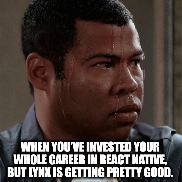 Sweating Lynx meme