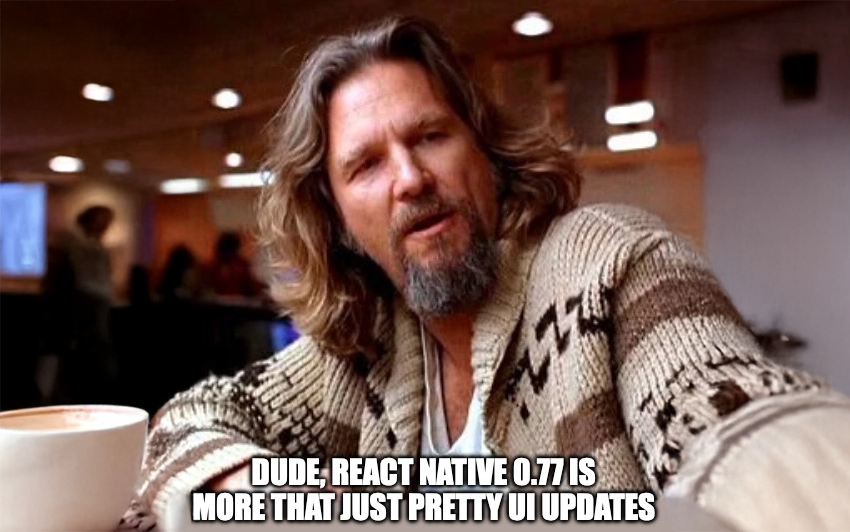 React Native update date meme