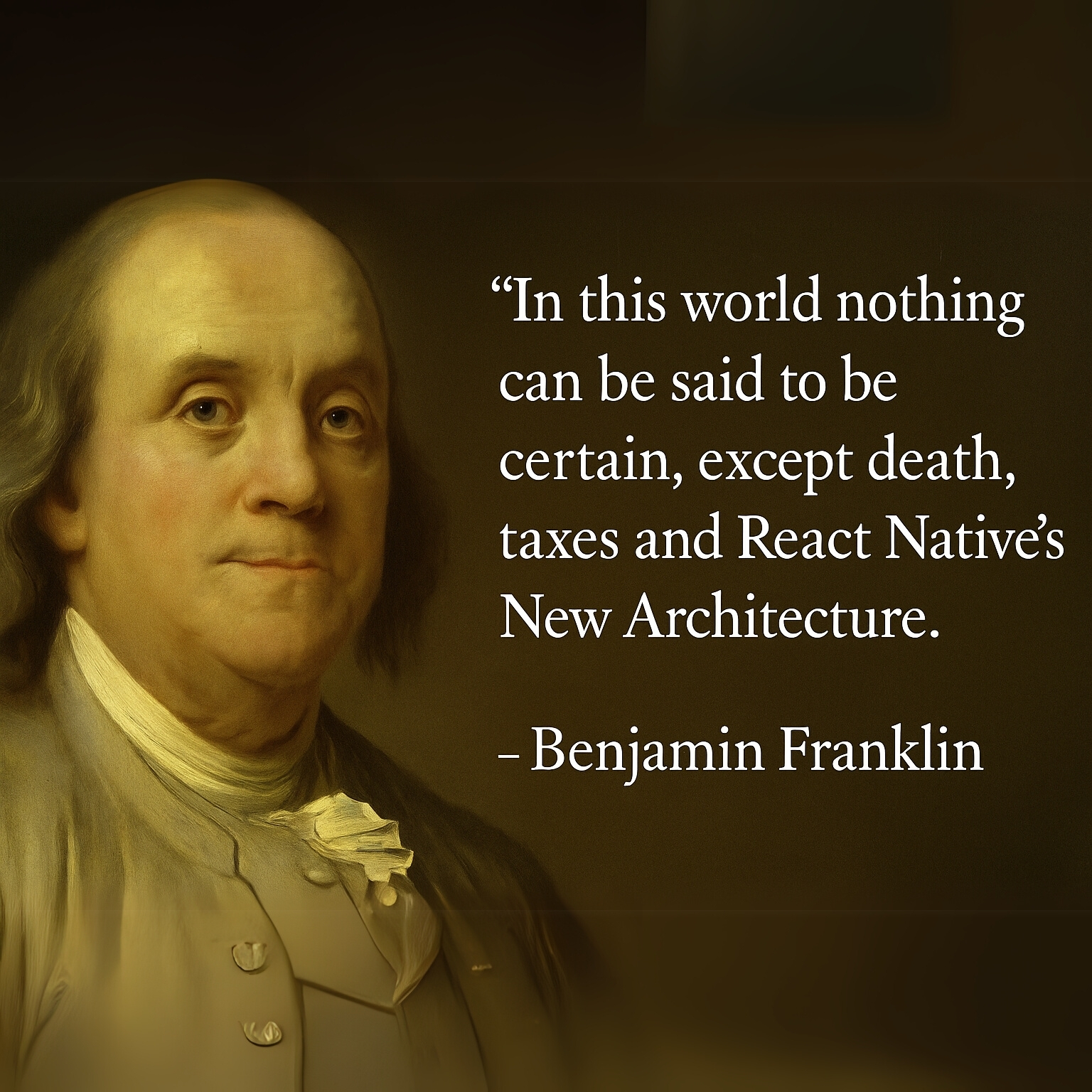 Benjamin Franklin quote meme